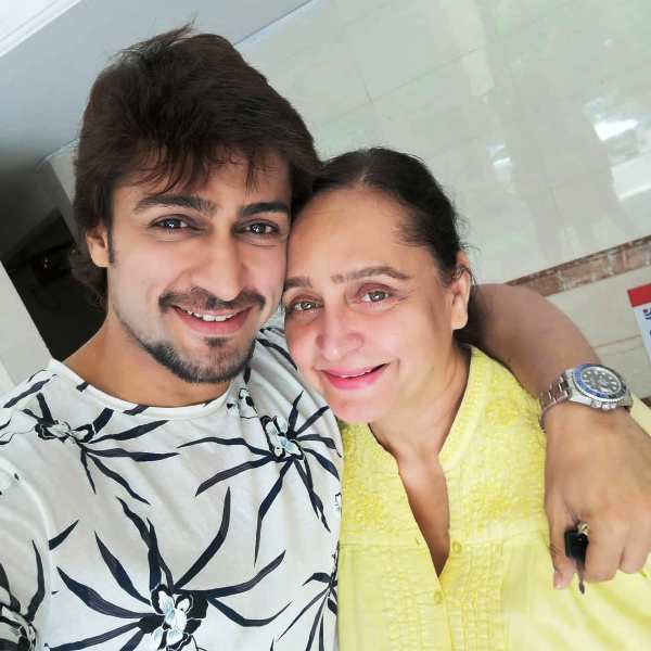 Shaleen with his mother Sunita
